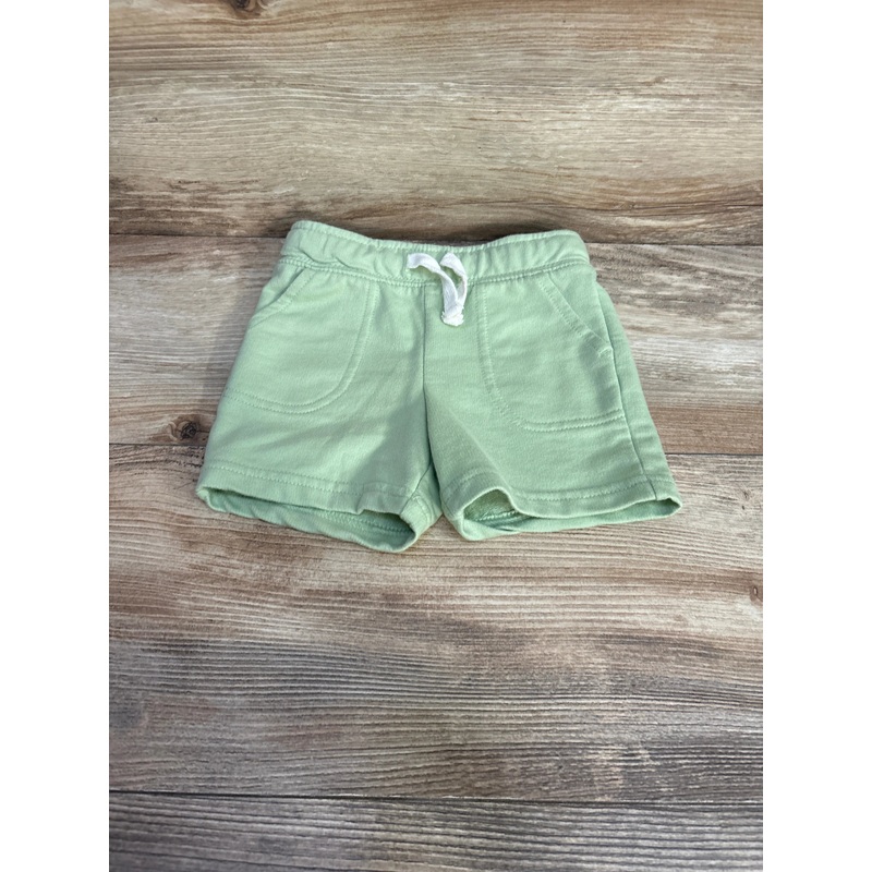 Cat & Jack Drawstring Shorts Green sz 18m Green 18m