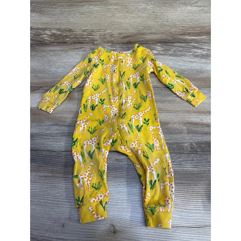 Children’s Place Giraffe Footless Sleeper Yellow sz 3-6m Yellow 3m