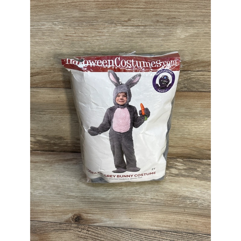 Halloween Costume Bunny Costume Grey sz 2T Grey 2T