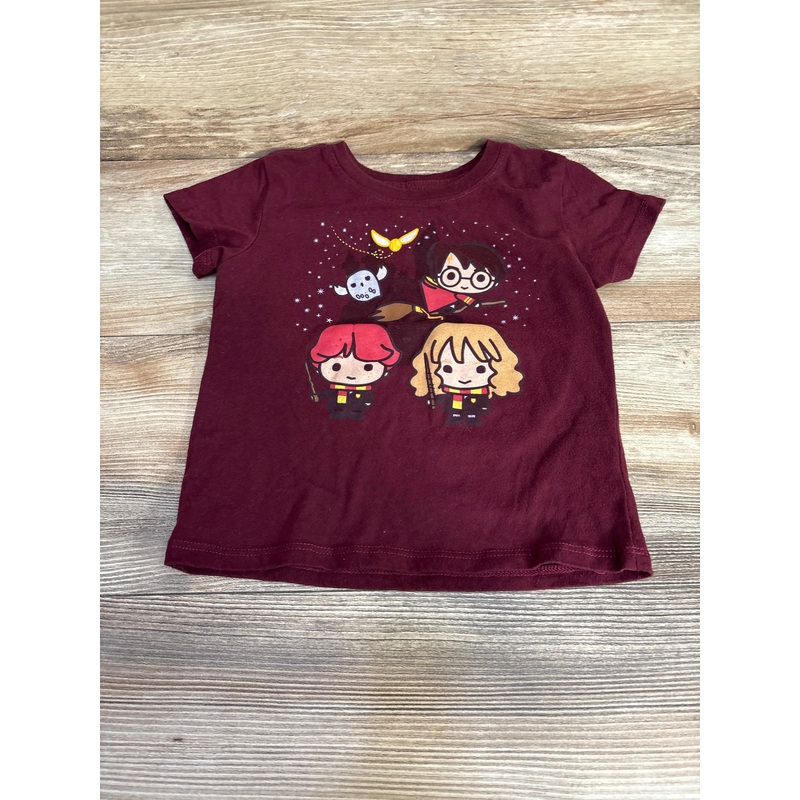 Harry Potter Graphic Shirt Burgundy sz 3T Burgundy 3T