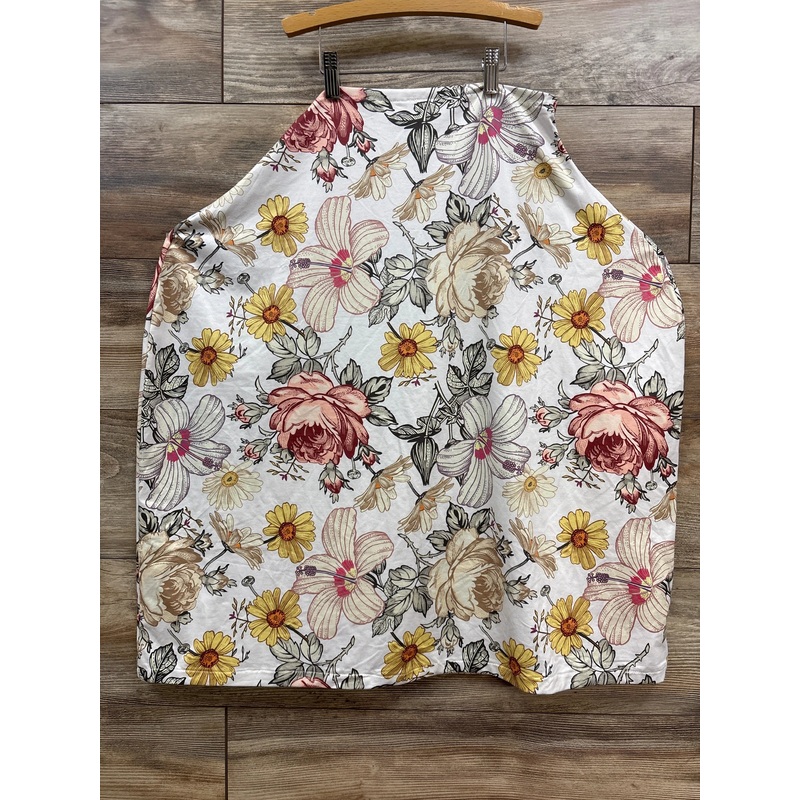 Hnhuaming Multi-use Nursing Cover in White Floral