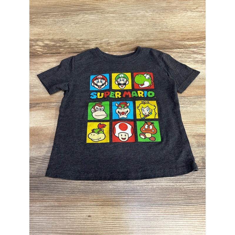 Jumping Beans Super Mario Shirt Grey sz 4T Grey 4T