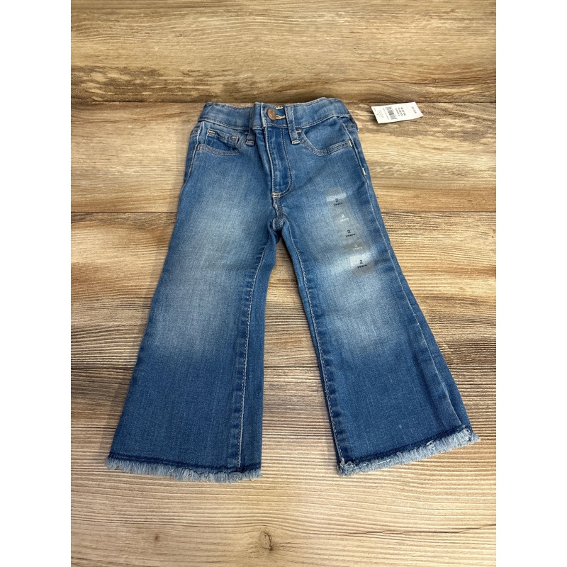 NEW Gap Denim High Rise Flare Jeans Blue sz 2T Blue 2T