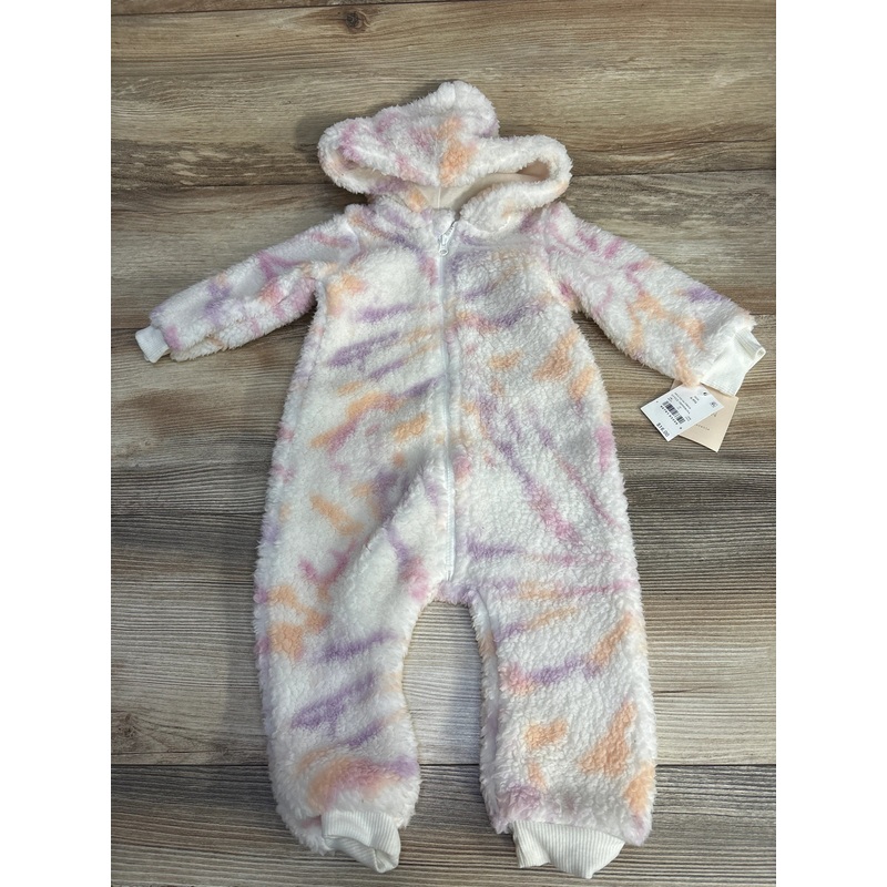 NEW Grayson Mini Sherpa Hooded Coverall White sz 6-9m White 6m