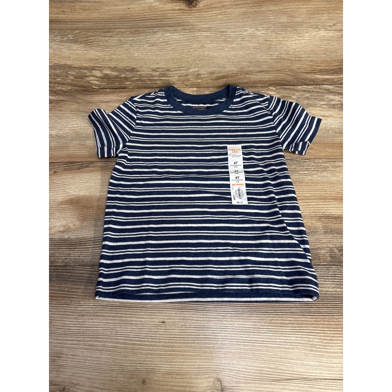 NEW Jumping Beans Striped Shirt Navy sz 4T Navy 4T