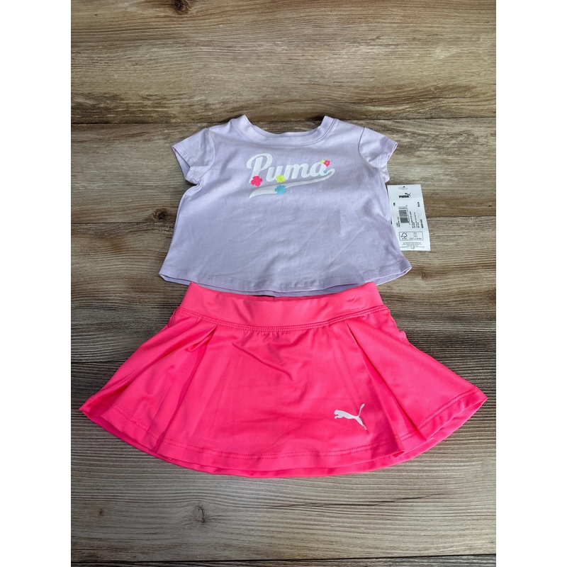 NEW Puma 2pc Shirt & Skort Purple sz 18m Purple 18m