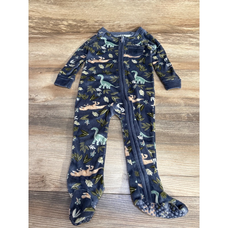 Nicole Miller Dinosaur Sleeper Blue sz 12m Blue 12m