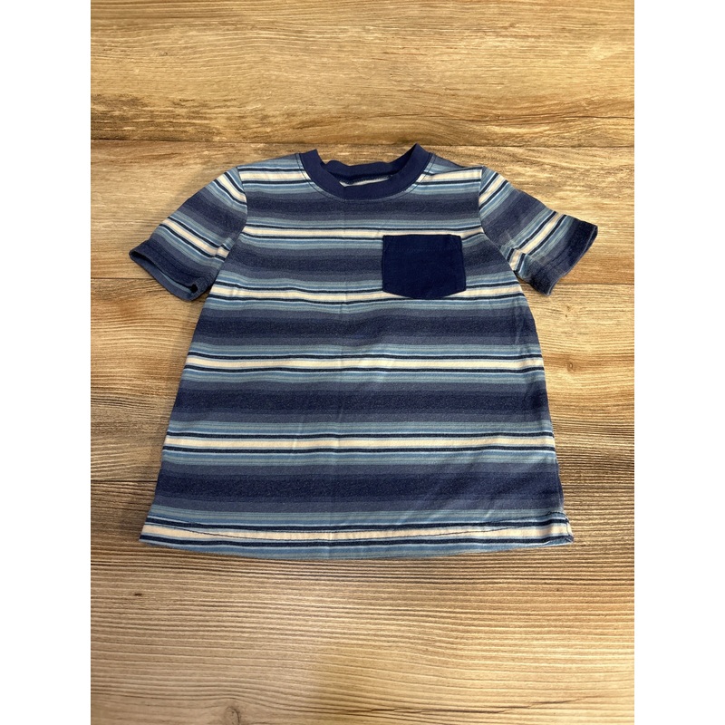 Oshkosh Striped Pocket Shirt Blue sz 3T Blue 3T