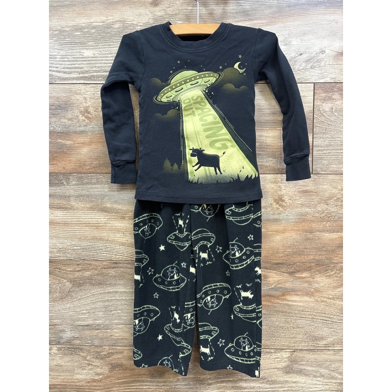 Carter’s 2pc Spacing Out Pajama Set Black sz 3T Black 3T