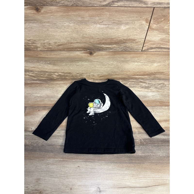 Cat & Jack Astronaut Shirt Black sz 3T Black 3T