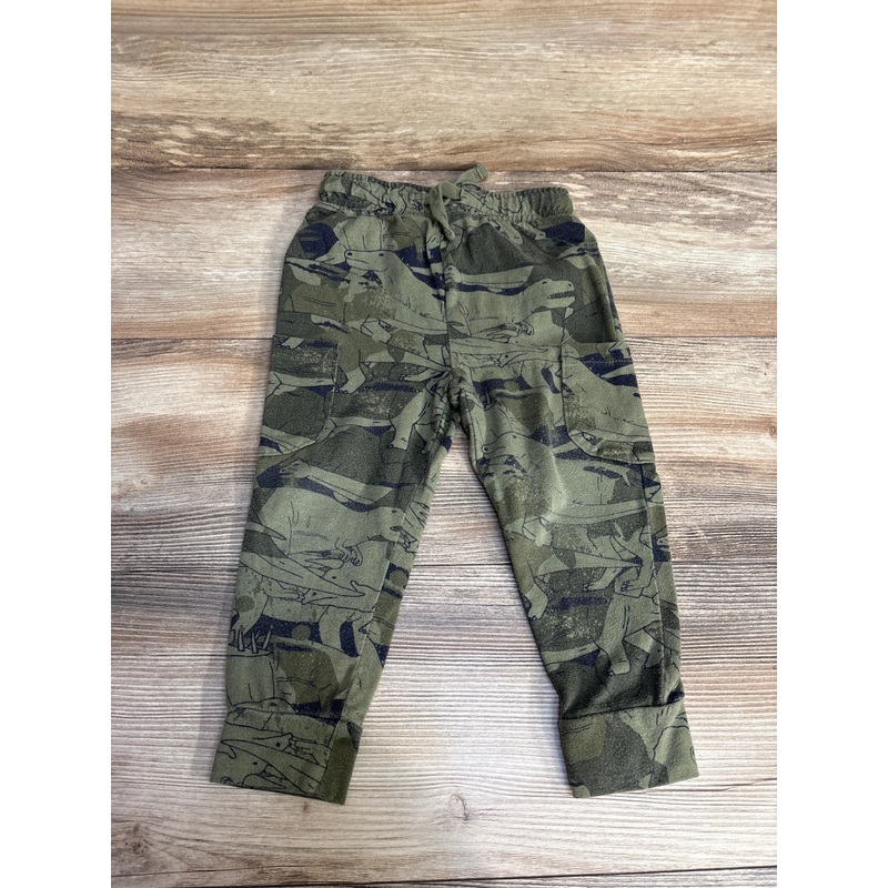 Cat & Jack Drawstring Dino Joggers Green sz 3T Green 3T