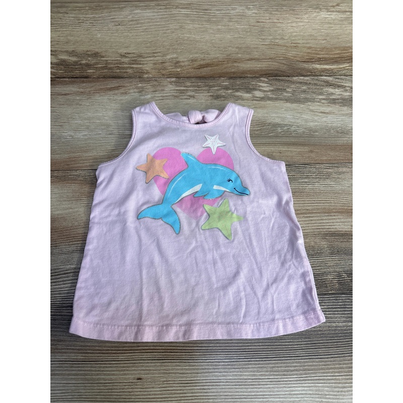 Children’s Place Dolphin Tank Top Pink sz 3T Pink 3T