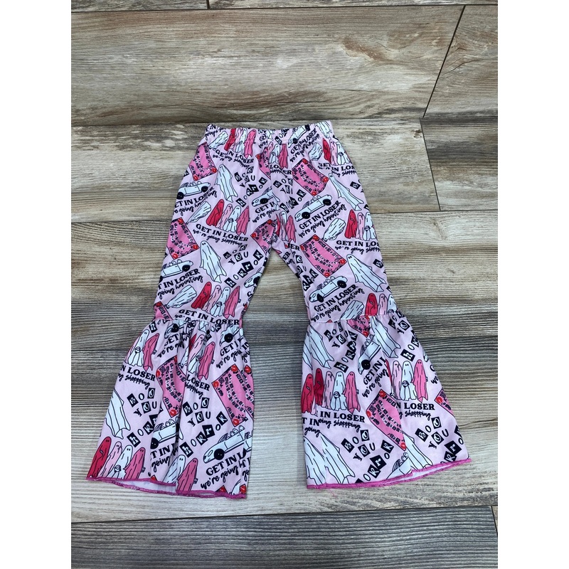 Get In Loser Bell Bottom Pants Pink sz 3-4T