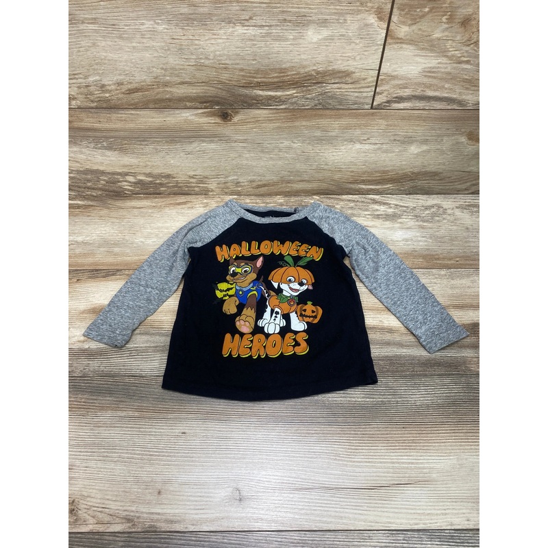 Jumping Beans Paw Patrol ‘Halloween Heroes’ Raglan Shirt Grey Sz 2T