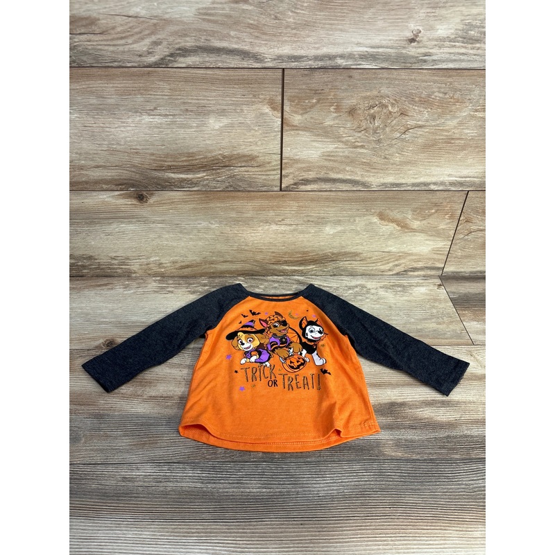 Jumping Beans Paw Patrol Raglan Shirt Grey/Orange sz 12m Grey 12m