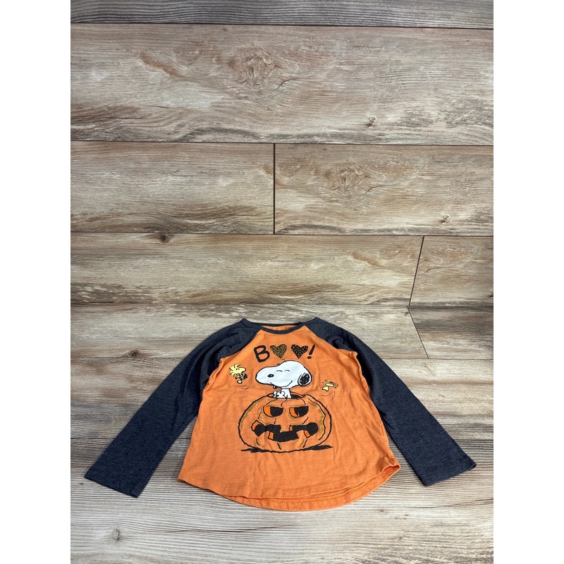 Jumping Beans Snoopy Shirt Grey/Orange sz 5T Grey 5T