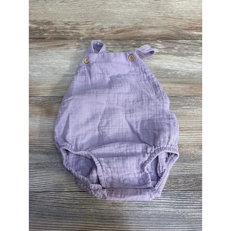 Little Planet Muslin Bubble Romper Purple sz 12m Purple 12m