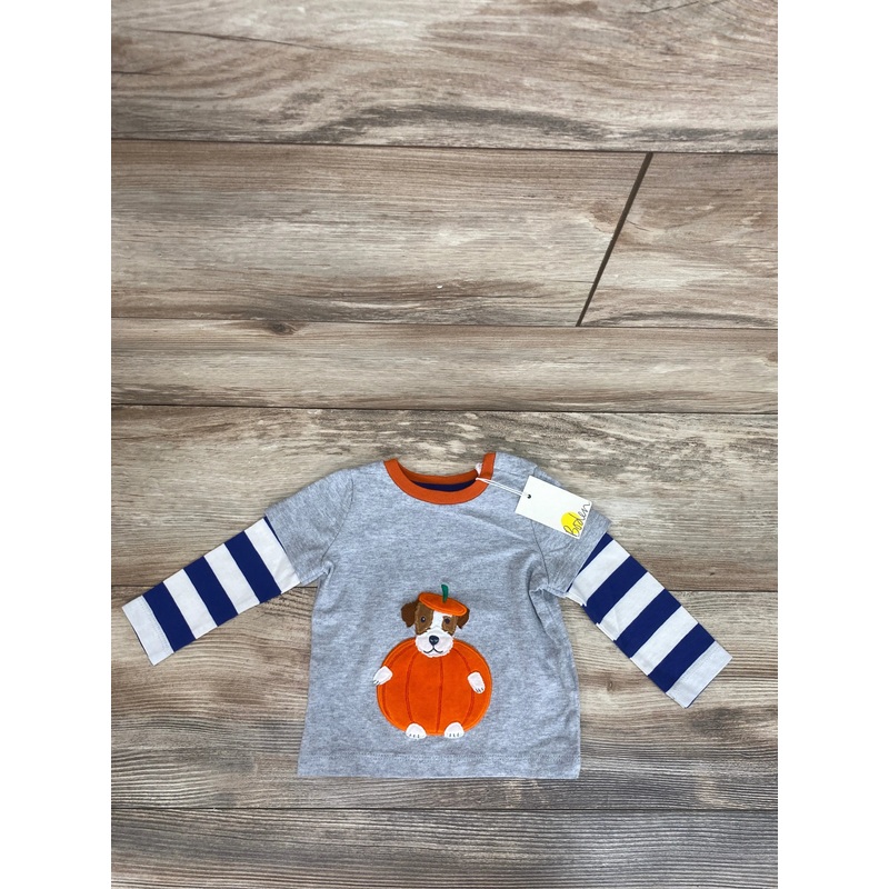 NEW Baby Boden 2fer Puppy Pumpkin Shirt sz 3-6m