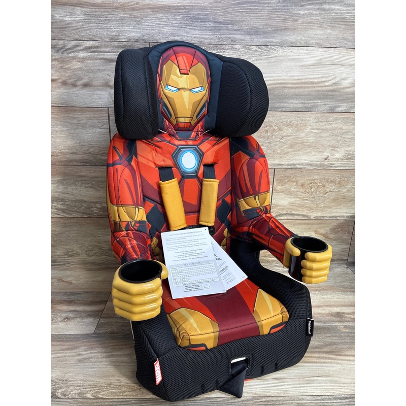NEW KidsEmbrace Iron Man 2-in-1 Harness Booster Car Seat