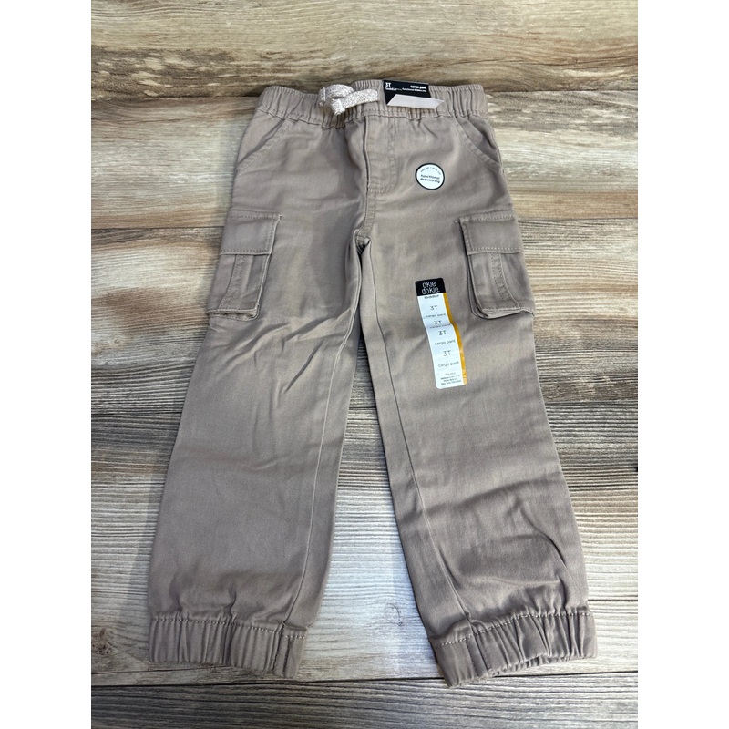 NEW Okie Dokie Cargo Jogger Pant Taupe sz 3T Taupe 3T