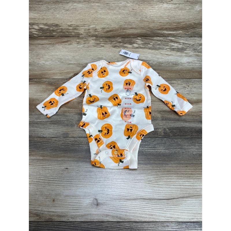 NEW Old Navy Pumpkin Graphic Bodysuit sz 0-3m