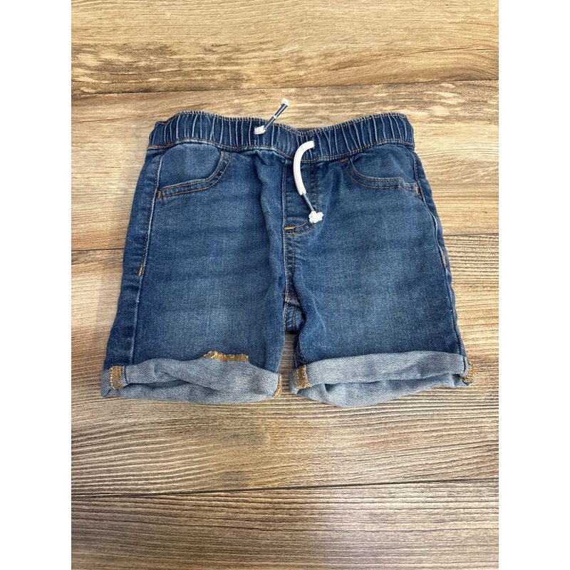 Okie Dokie Drawstring Denim Shorts Blue sz 4T Blue 4T