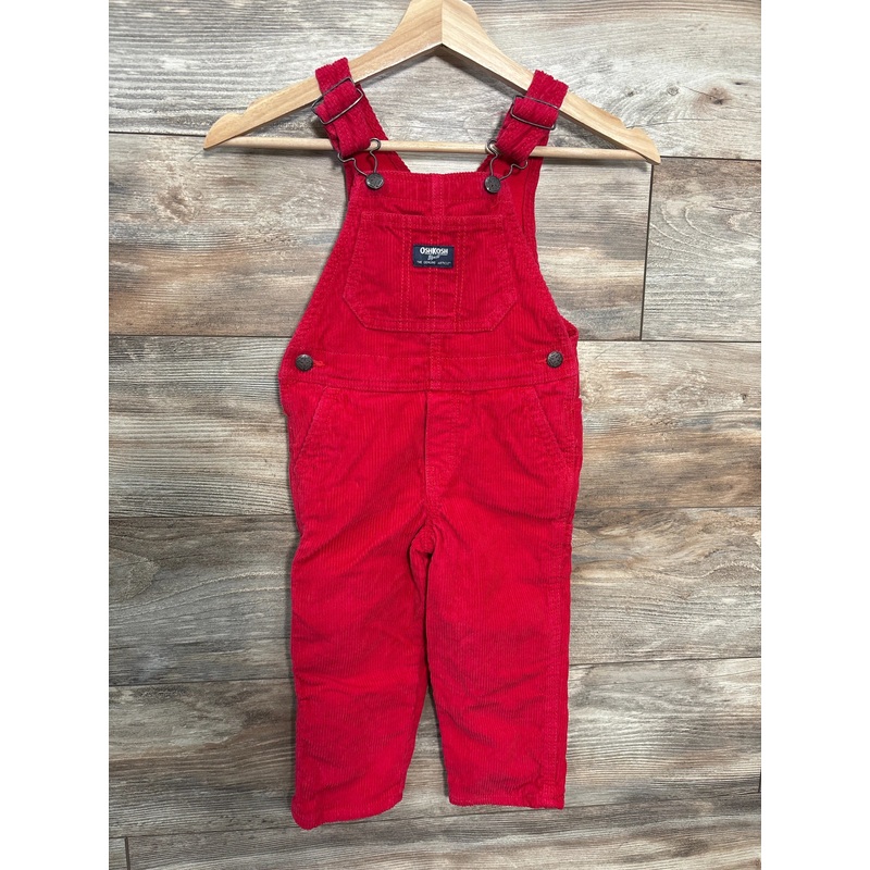 Oshkosh Corduroy Overalls Red sz 3T Red 3T