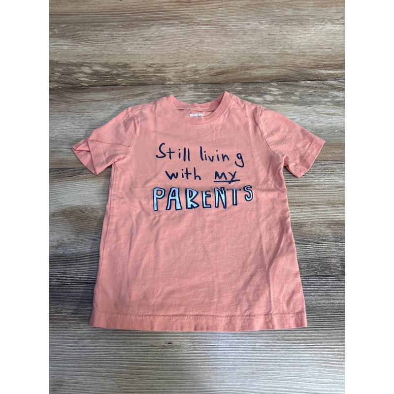 Oshkosh Still Living With My Parents Shirt Peach sz 3T Peach 3T