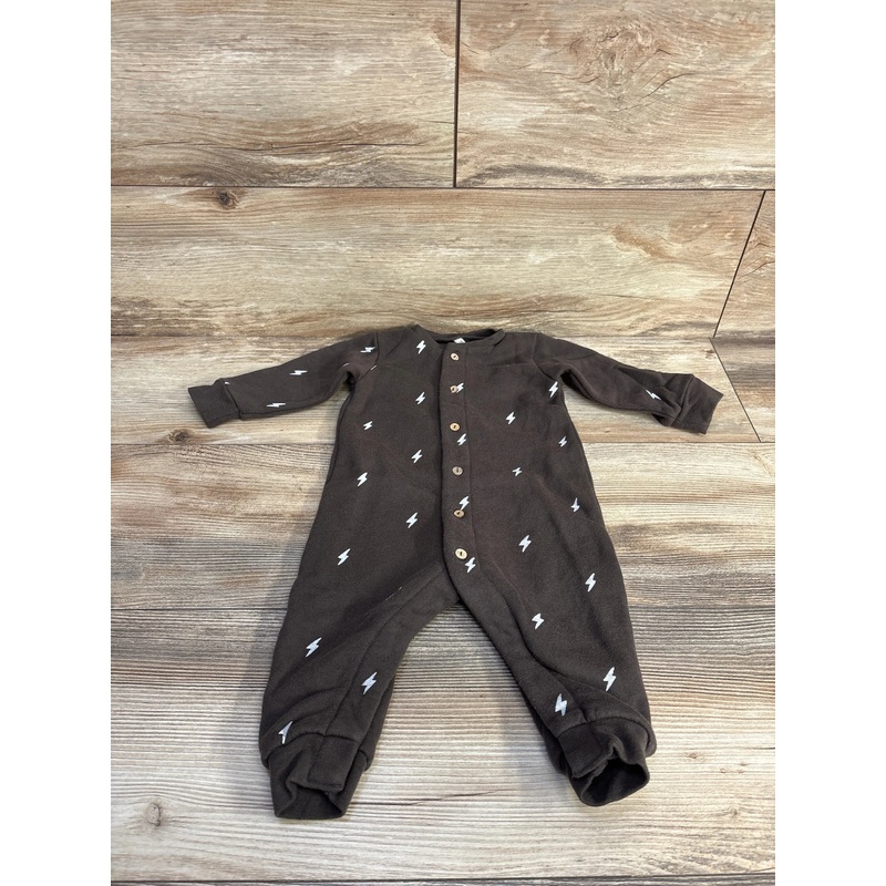 Rylee + Cru Lightning Jumpsuit sz 3-6m Grey 3m