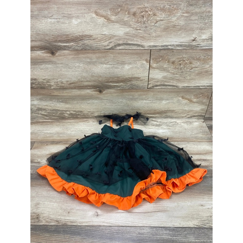 Smocked Bat Dress Green sz 12m