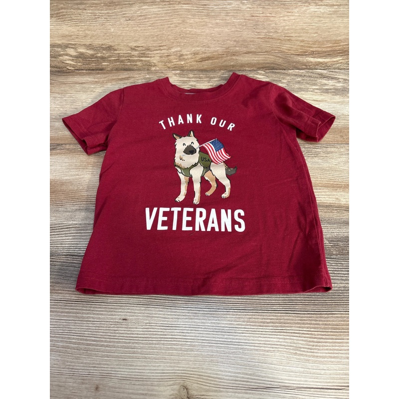 Sonoma Community Thank Our Veterans Shirt Red sz 4T Red 4T