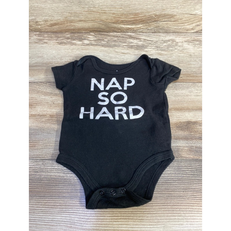 BWA Nap So Hard Bodysuit Black sz 9m Black 9m