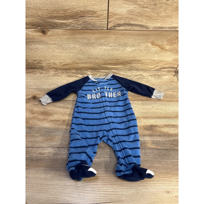 Carter’s Little Brother Striped Blanket Sleeper Navy sz Newborn Navy Newborn
