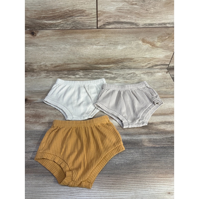 Cloud Island 3pk Bloomers Beige sz 3-6m Multicolor 3m