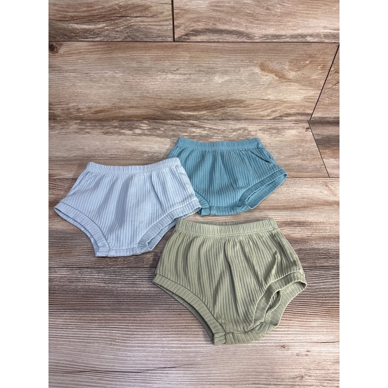 Cloud Island 3pk Bloomers Blue sz 3-6m Blue 3m
