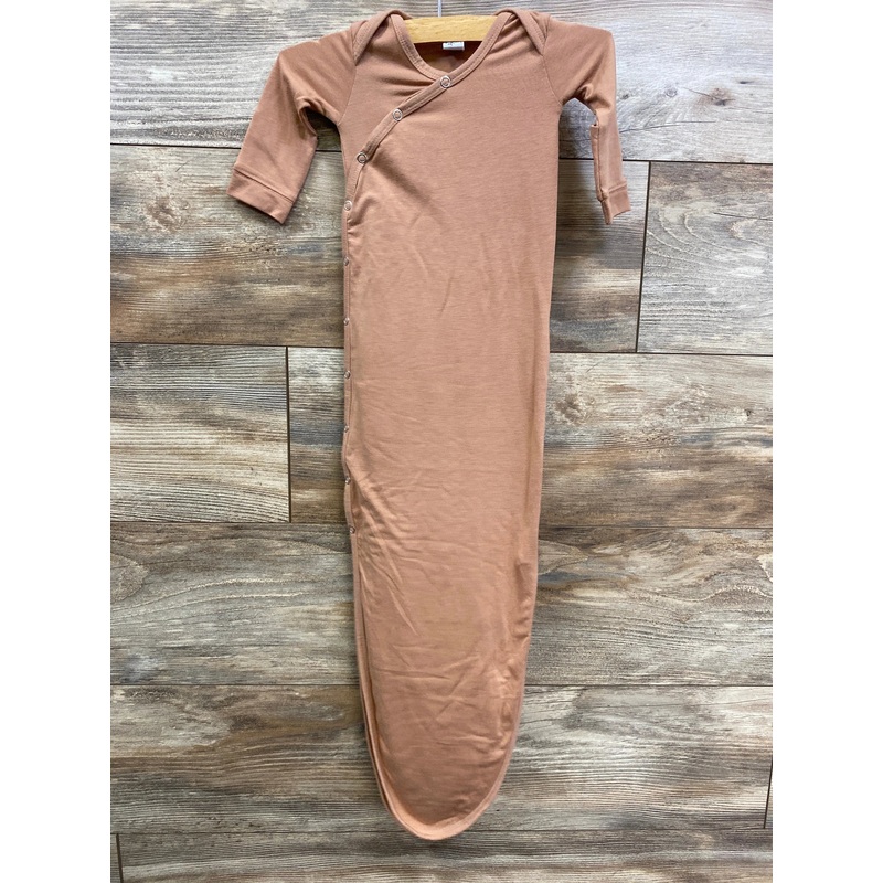 Copper Pearl Knot Gown Brown sz Newborn Brown Newborn