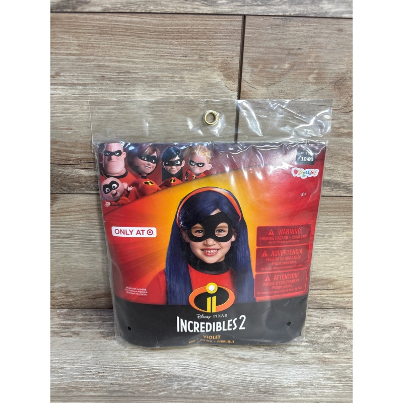 Disguise Incredibles 2 Violet Wig Ages 4+