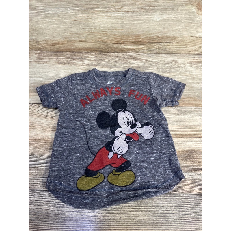 Disney Junior Mickey Mouse Shirt Grey sz 12m Grey 12m