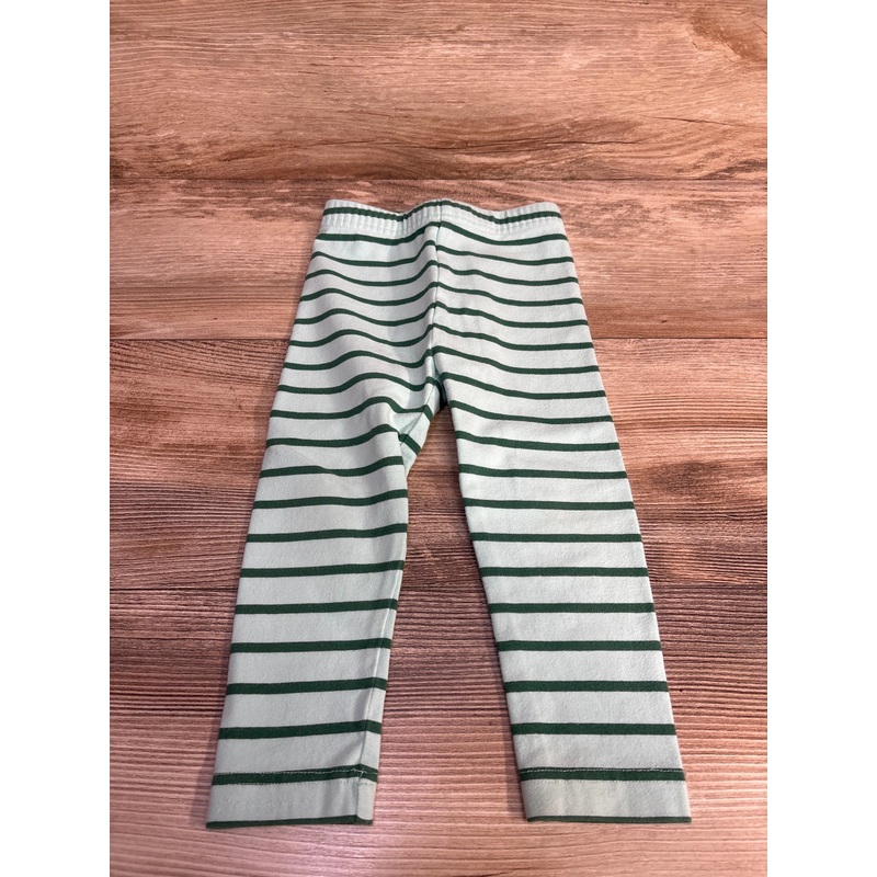 Hanna Andersson Striped Leggings Green sz 2T Green 2T