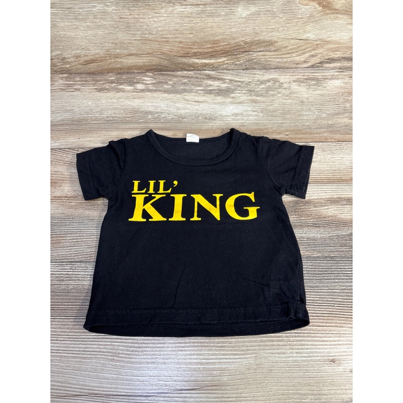 Lil’ King Shirt Black sz 9-12m Black 9m