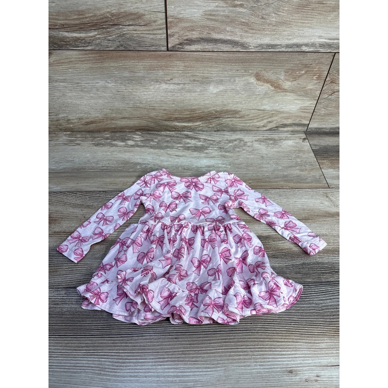 Little One Shop Pretty In Pink Bodysuit Dress sz 3-6m Pink 3m