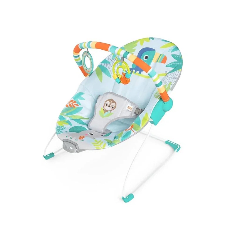 NEW Bright Starts Rainforest Vibes Vibrating Bouncer
