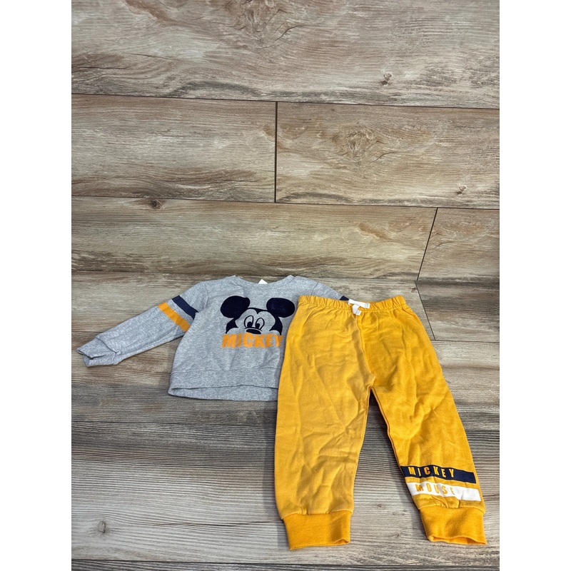 NEW Disney Baby 2pc Mickey Mouse Sweatshirt & Joggers Grey sz 18m Grey 18m