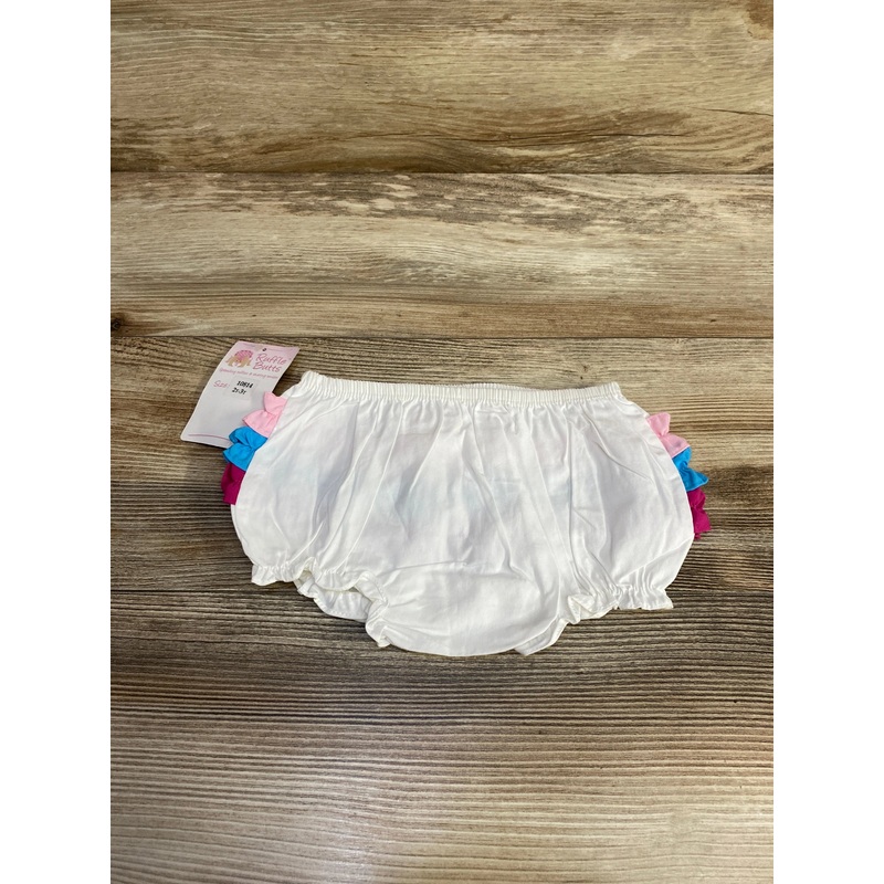NEW RuffleButts Ruffle Bloomers White sz 2-3T White 2T