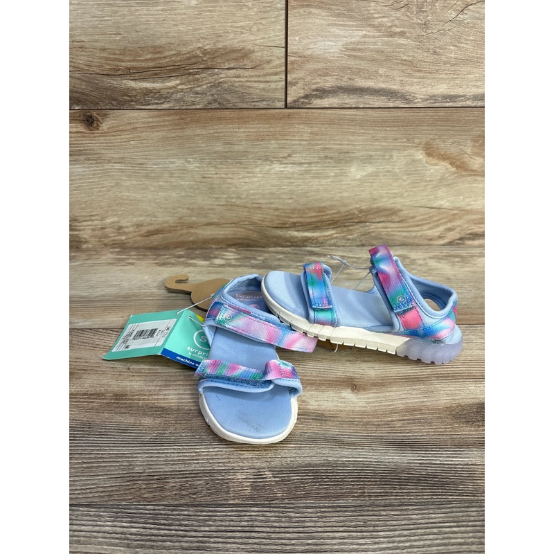 NEW Surprize Light-Up Lumos Sandals Blue sz 11c