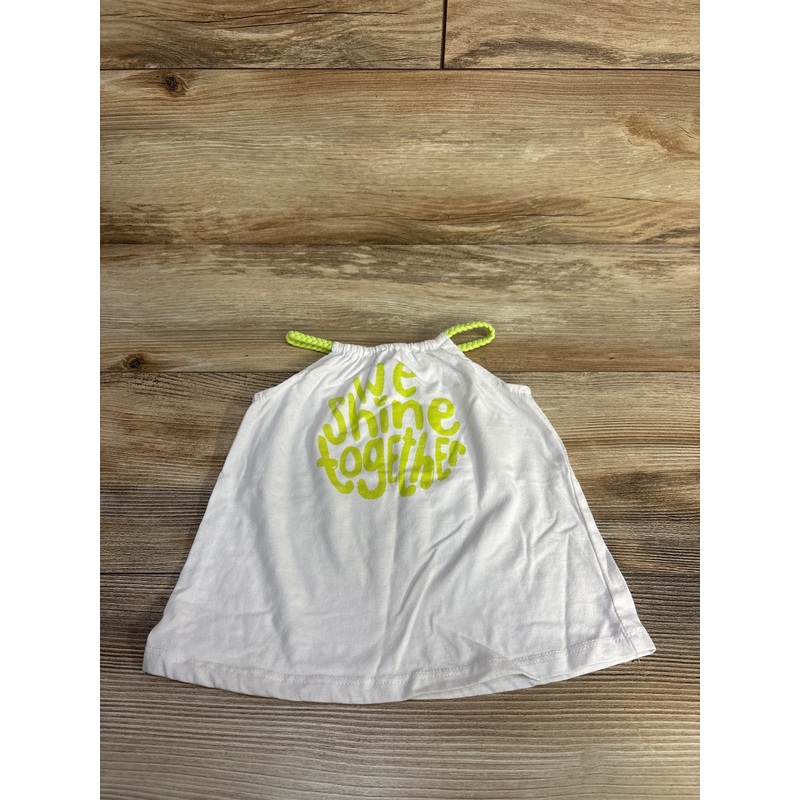 Okie Dokie Braided Strap Top White sz 24m White 24m