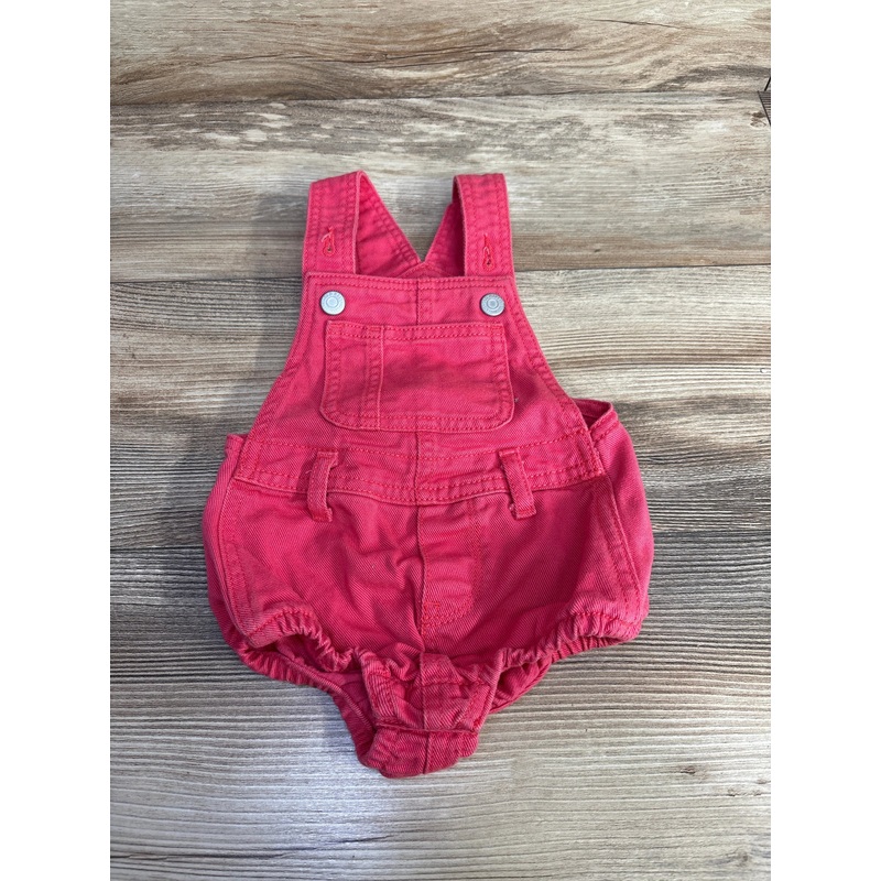 Old Navy Jean Shortall Romper Pink sz 6-12m Pink 6m