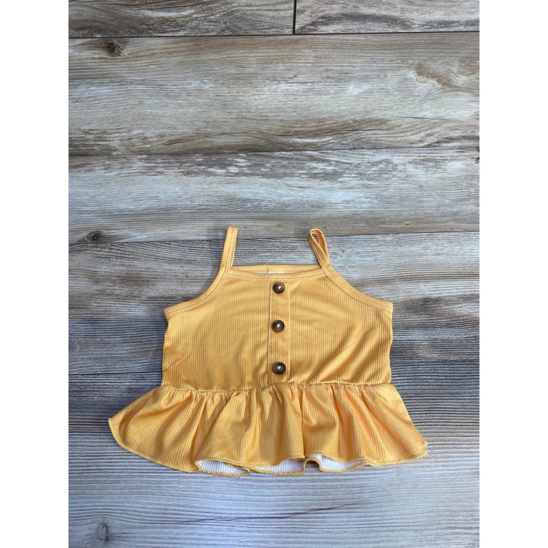Shein Peplum Top Yellow sz 12-18m Yellow 12m