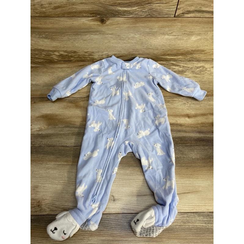 Carter’s Dog Print Blanket Sleeper Blue sz 12m Blue 12m