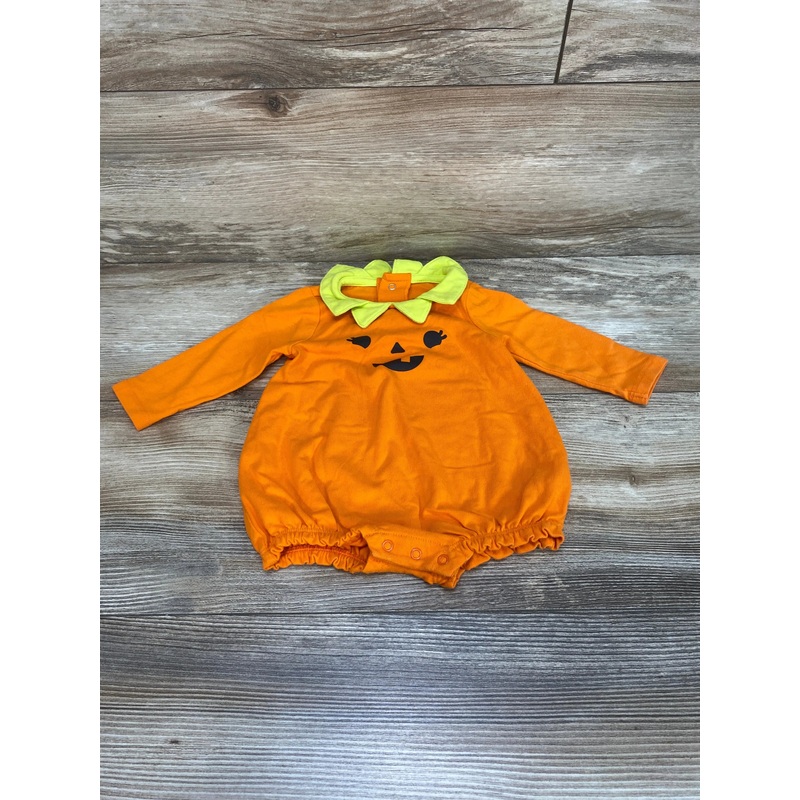 Cat & Jack Pumpkin Romper Orange sz 0-3m